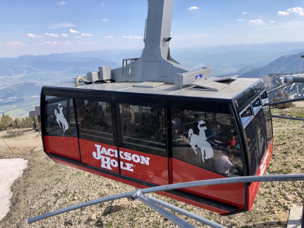 All Aboard Big Red The Jackson Hole Aerial Tram Goosewing Ranch